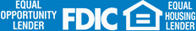 FDIC Insured, Equal Housing Lender