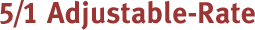 5/1 Adjustable-rate Mortgage