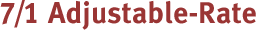 7/1 Adjustable-rate Mortgage